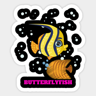 butterflyfish Sticker